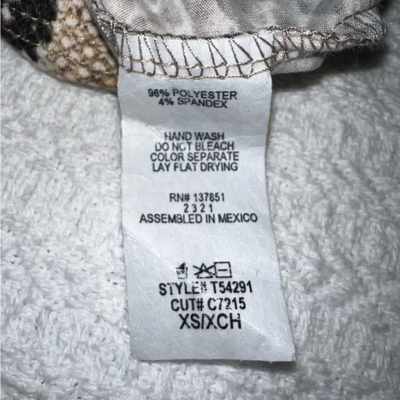 SHORT Sleeve CottonTop Size XSmall - Picture 3 of 4